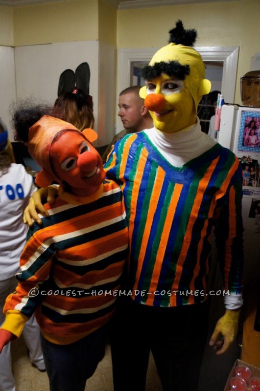 Bert And Ernie Costumes
 The Best Homemade Bert and Ernie Costumes Ever