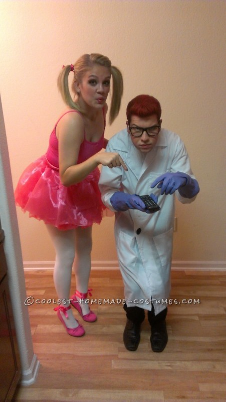 Cute And Easy Dexter And Dee Dee Couple Cartoon Costume