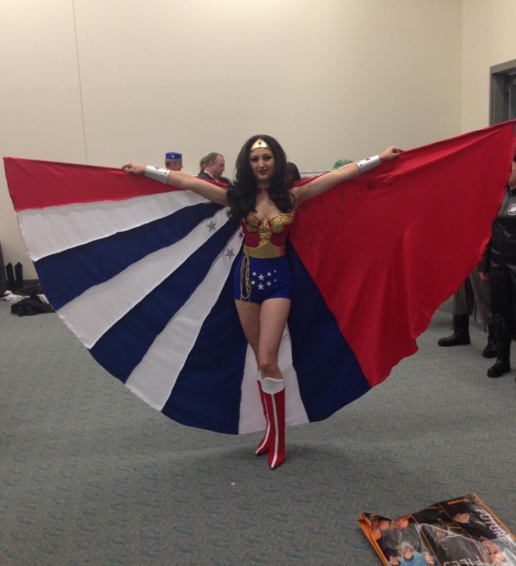 Great Homemade Wonder Woman Costume 3889