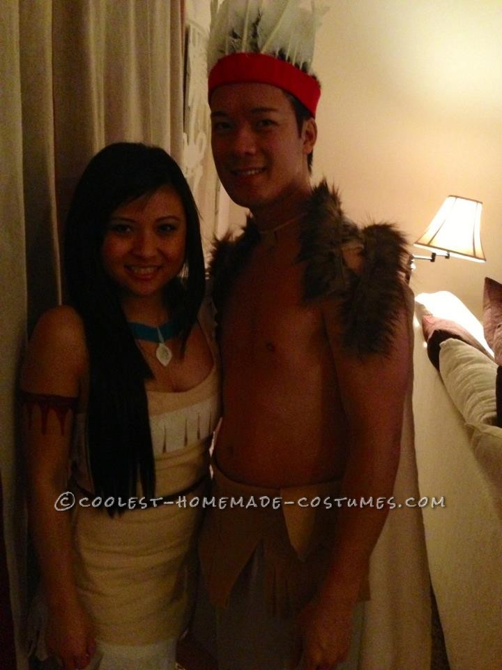 Coolest Father And Daughter Pocahontas And Chief Powhatan Couple Costume