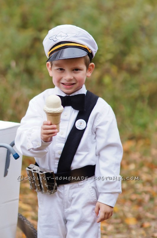 Vintage Good Humor Couple Costume Ice Cream Man Ice Cream Cone