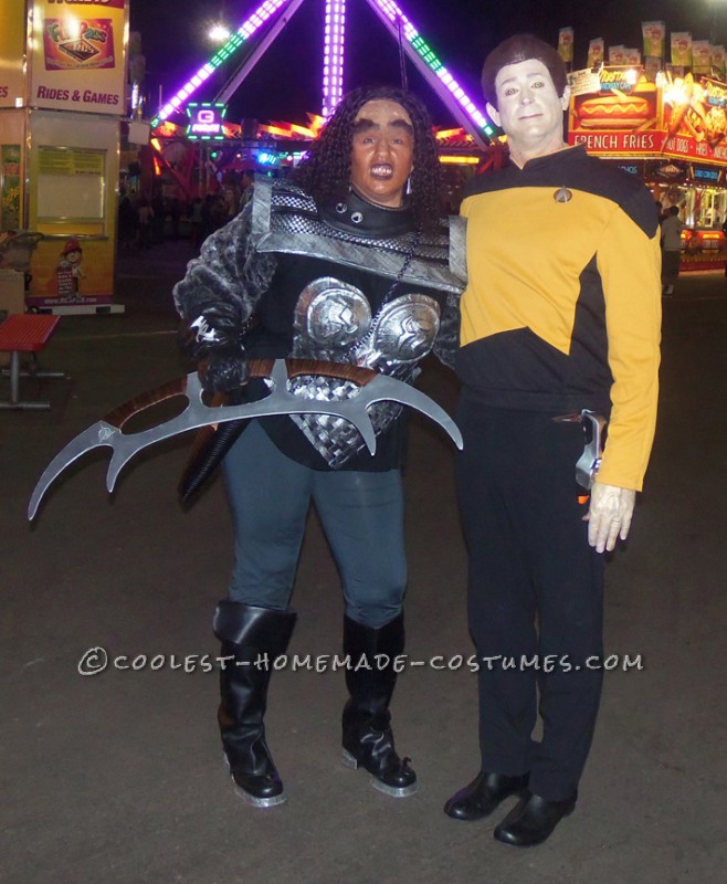 Cool Homemade Star Trek Costume Klingon Warrior