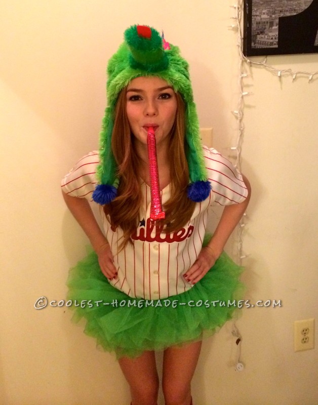 Woman's Phillie Phanatic Costume