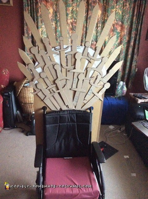 Cool Diy Wheelchair Costume Iron Throne From Game Of Thrones