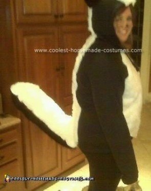 Coolest Homemade Skunk Costume