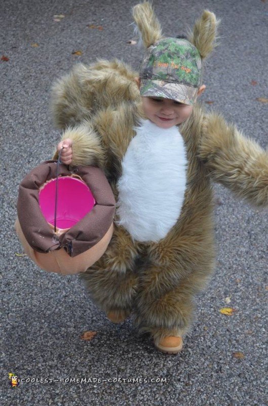 Adorable Contest Winning Squirrel Costume for a Toddler