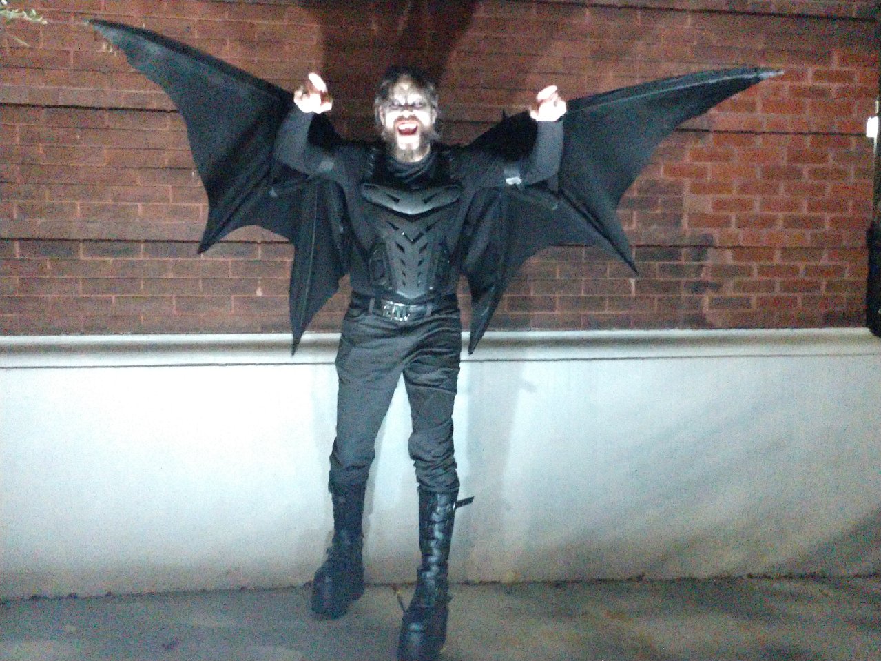 articulated bat wings cosplay