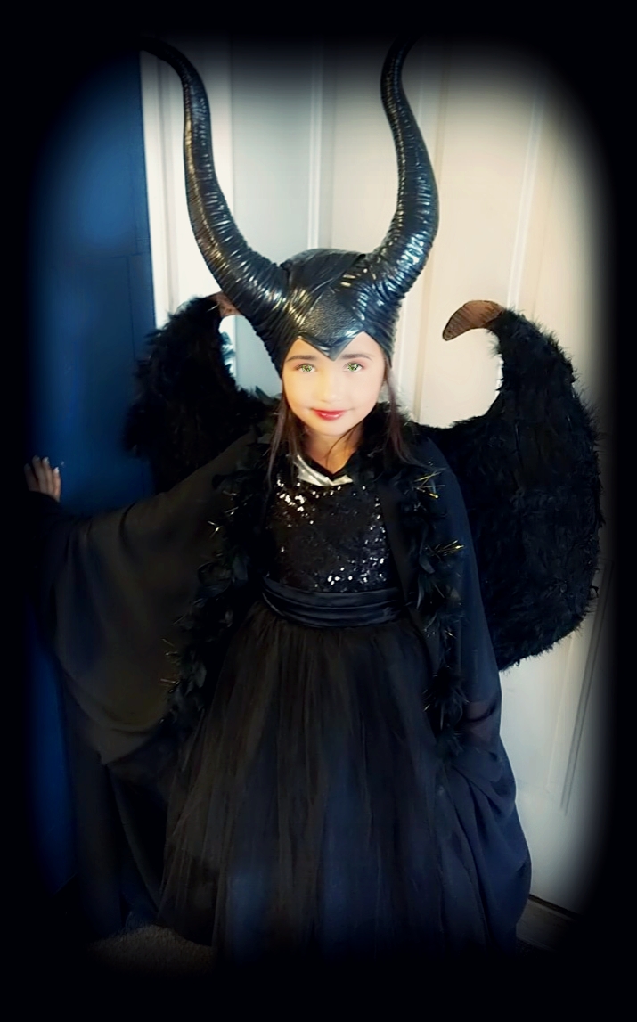 Homemade Maleficent Costume For A Girl