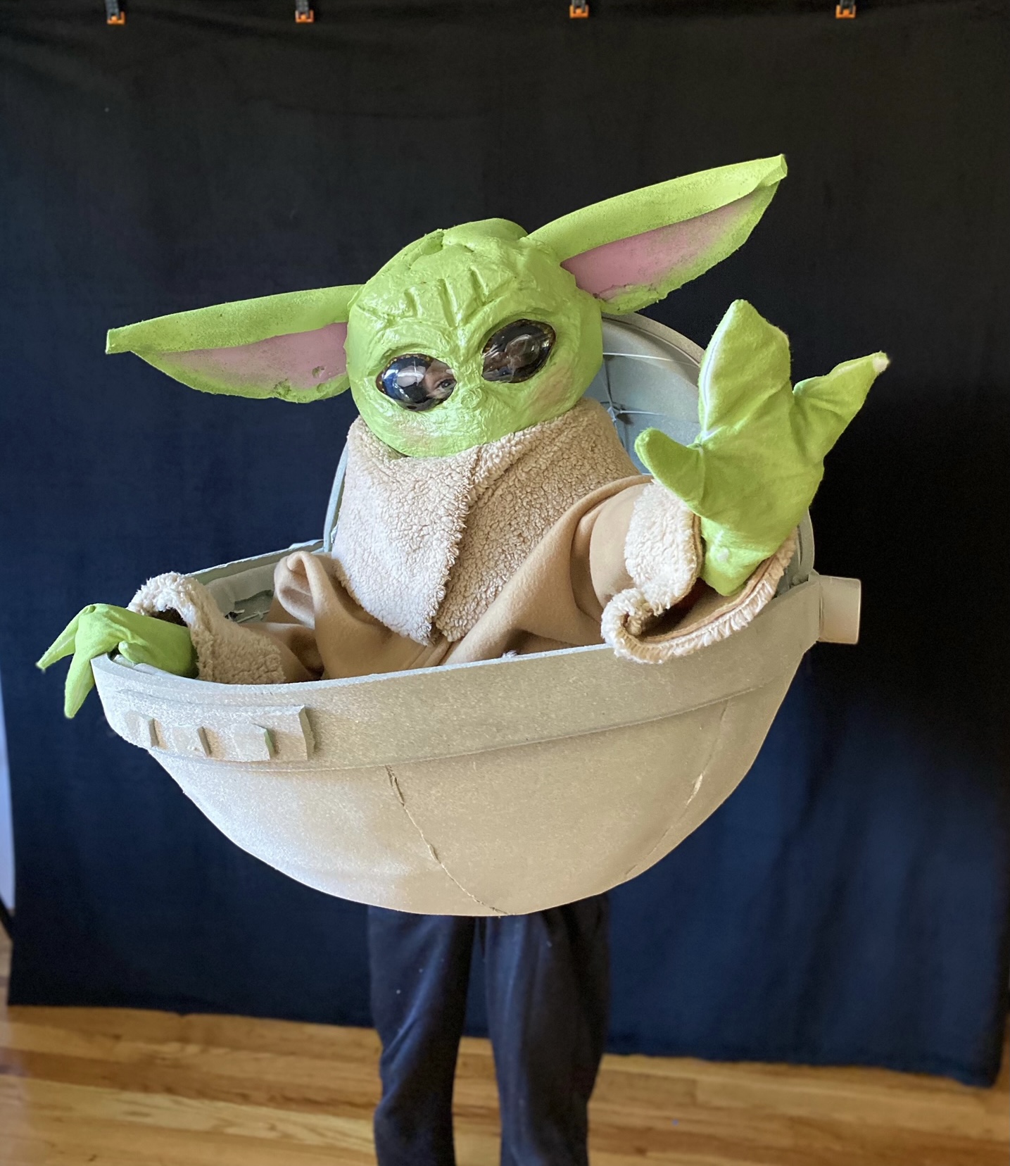 Coolest DIY Baby Yoda Costume From The Mandalorian