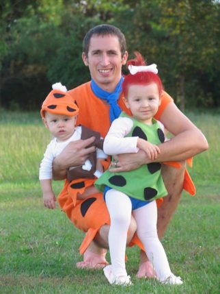 Coolest Homemade Flintstones Family Costume