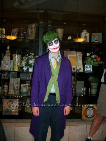 Coolest Dark Knight Joker Homemade Costume