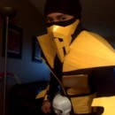 This is my version of the scorpion character from mortal kombat!link for video http://www.youtube.com/watch?v=eLHp1jGZezo&feature=plcpthe mat