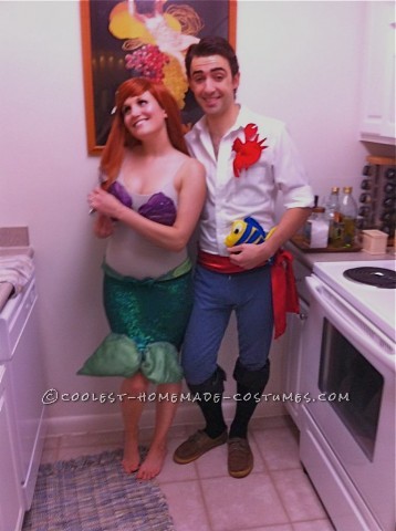 Best Little Mermaid and Eric Couple Halloween Costume