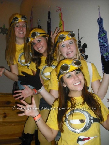 Coolest Despicable Me Minion College Girl's Group Costume