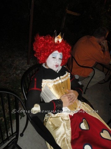 Coolest Queen of Hearts Costume from Alice in Wonderland