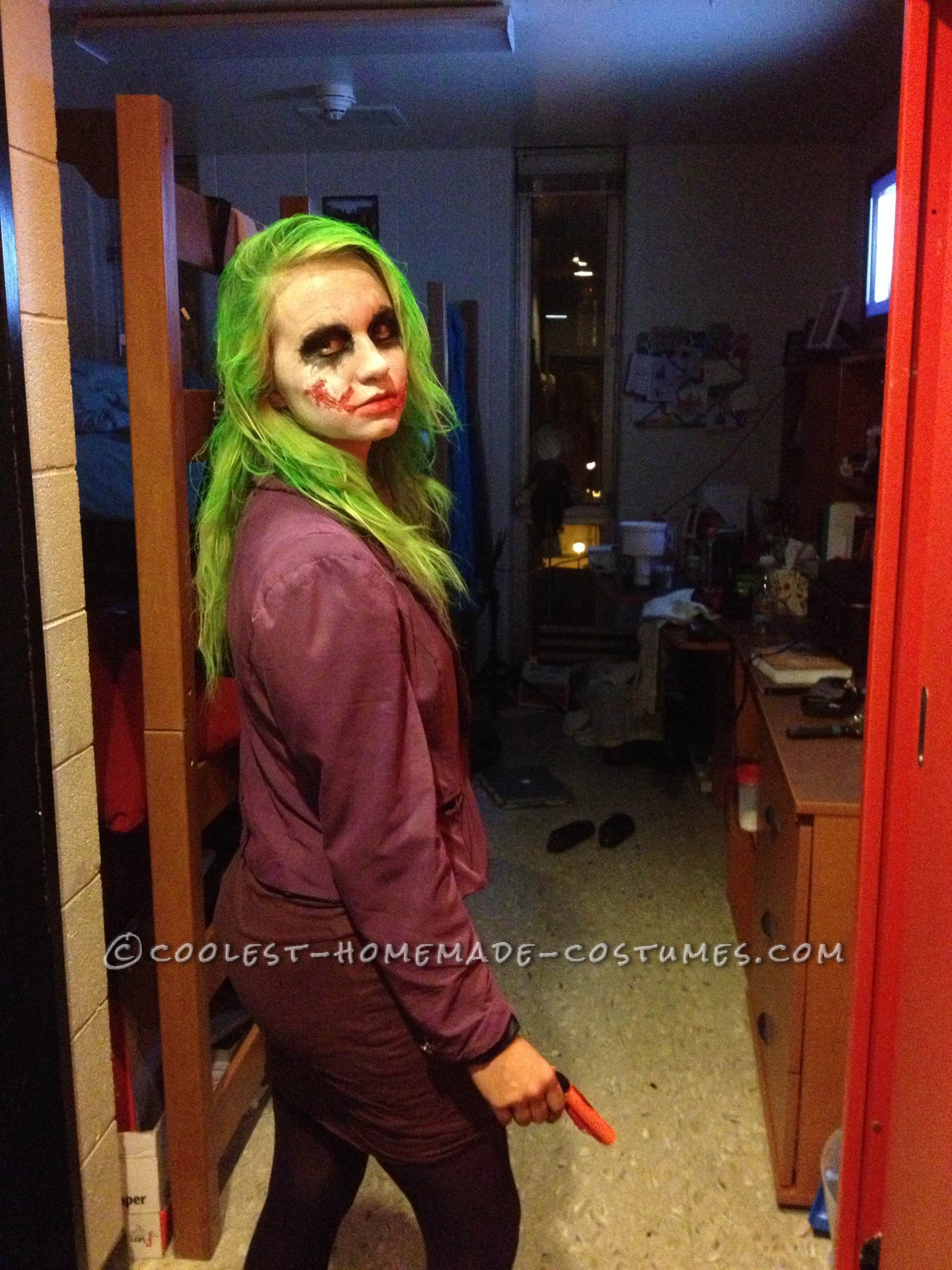 Coolest Homemade Joker Halloween Costume