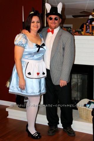 Coolest Homemade Alice in Wonderland Couple Costumes