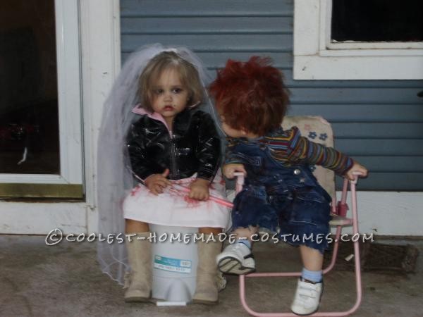 Toddler Bride Of Chucky Costume DIY Bride Of Chucky Costume, Baby ...