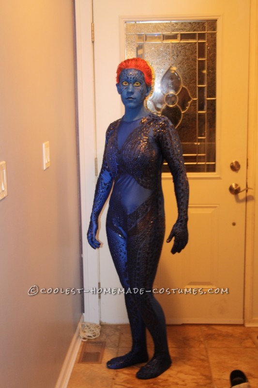 Coolest Homemade Mystique Halloween Costume