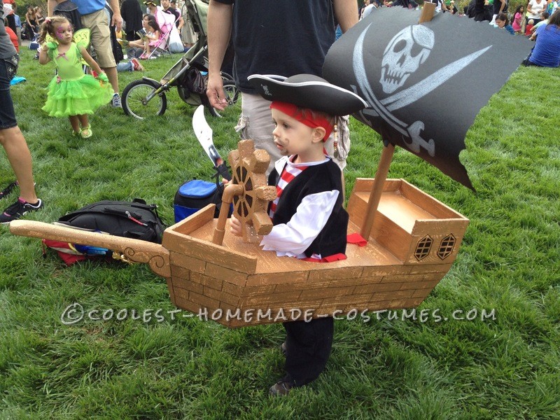 Coolest Wearable Pirate Ship Costume, Matey!