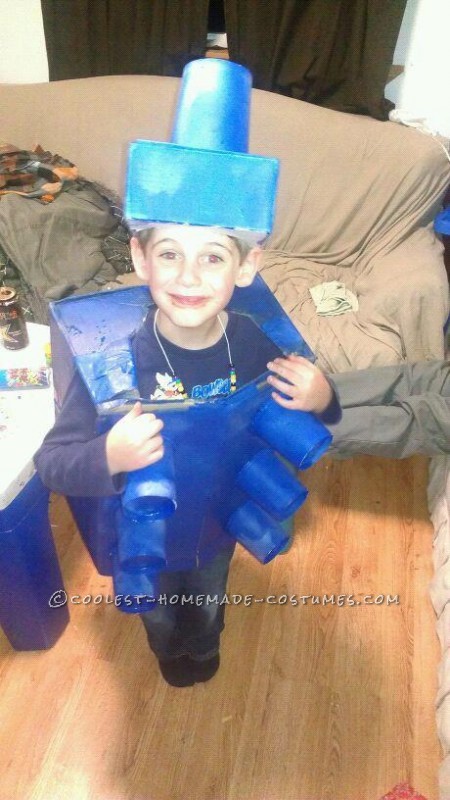 Easy Lego Block Child's Halloween Costume