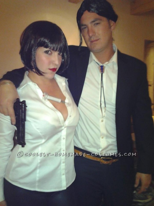 Cool Couples Costume: Mia Wallace and Vince Vega from Pulp Fiction