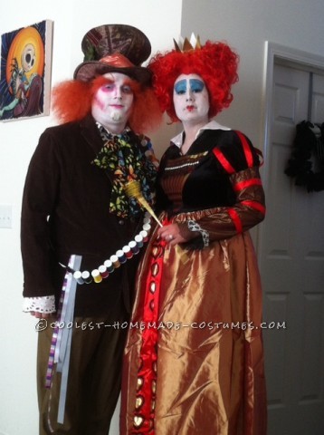 Coolest Homemade Alice in Wonderland Couple Costumes