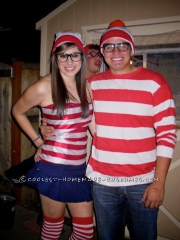 Coolest Where's Waldo Couple Costume