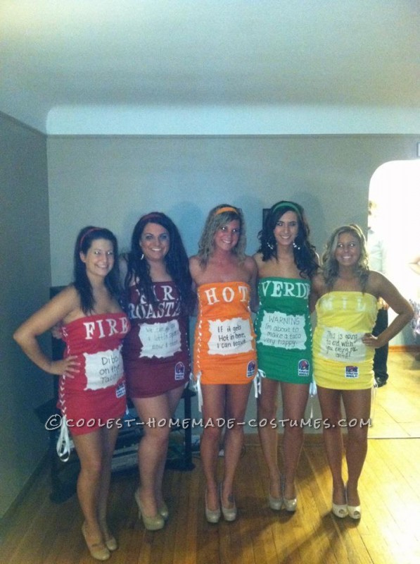 Coolest Girl Group Costume Idea: Sexy Sauces