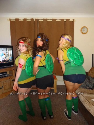 Awesome Homemade Teenage Mutant Ninja Turtles Group Costumes