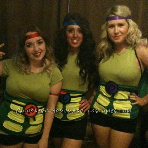 Awesome Homemade Teenage Mutant Ninja Turtles Group Costumes