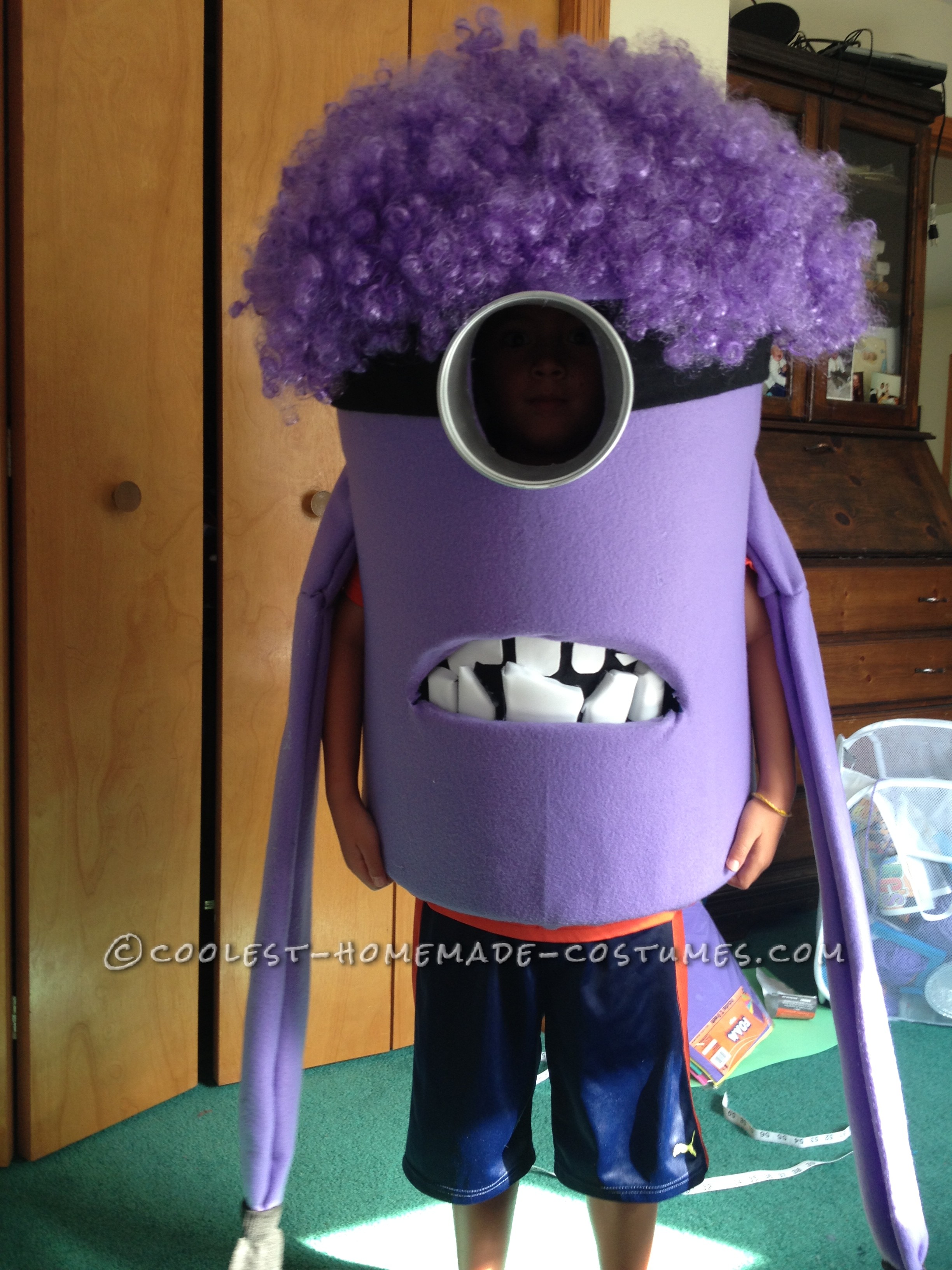 purple minion costume for kids
