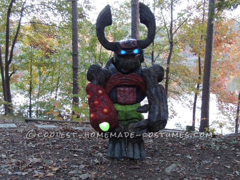 Awesome Tree Rex Skylanders Costume For A 5 Year Old Boy