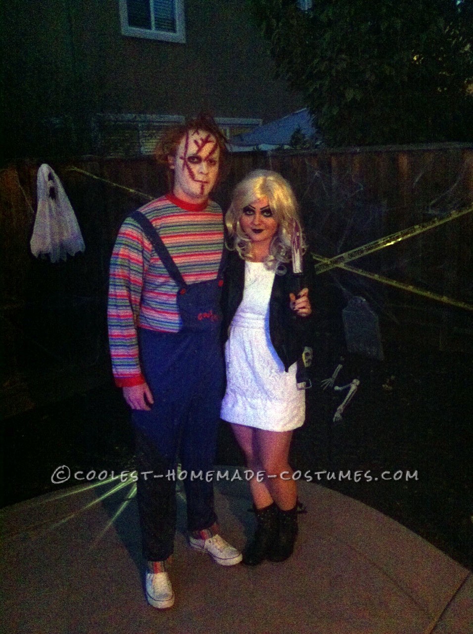 Coolest Homemade Chuckie and Bride of Chuckie Couple Costume