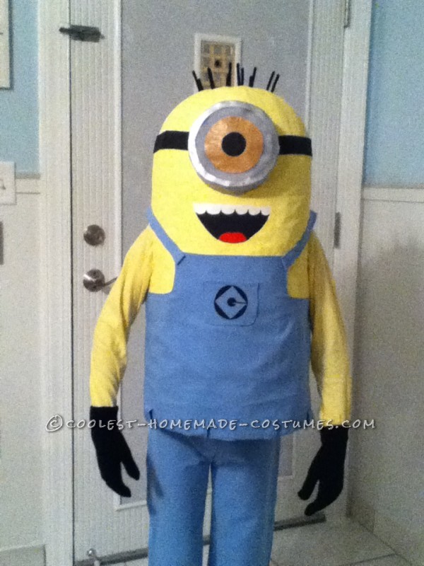 Coolest Homemade Minion Costume for a Boy