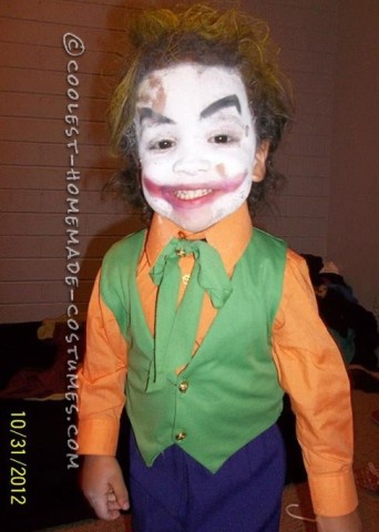 Coolest Old School Joker Costume for a Child