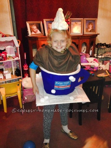 Cutest Homemade Hot Chocolate Costume Ever