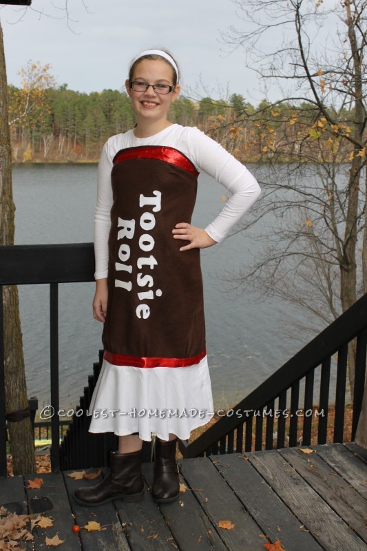 Easy Tootsie Roll Costume For Any Age