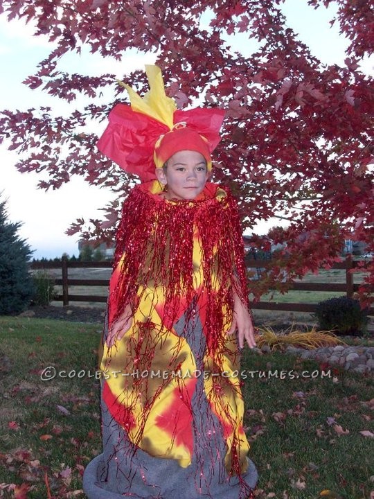 Coolest Homemade Erupting Volcano Costume Idea