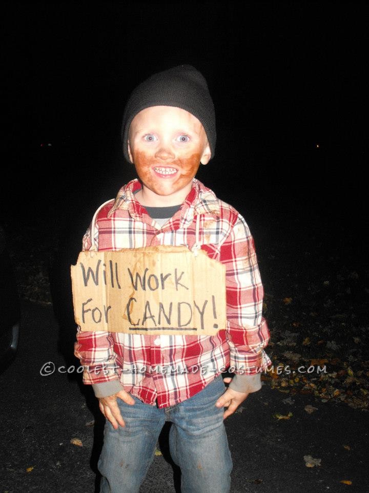 Cheap and Easy Little Bum Costume Idea for a Child