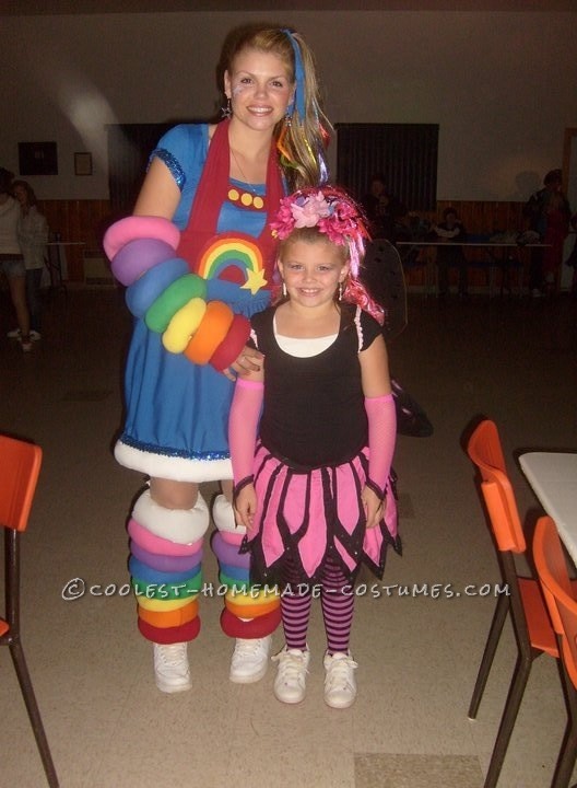 Cool DIY Rainbow Brite Costume for a Woman