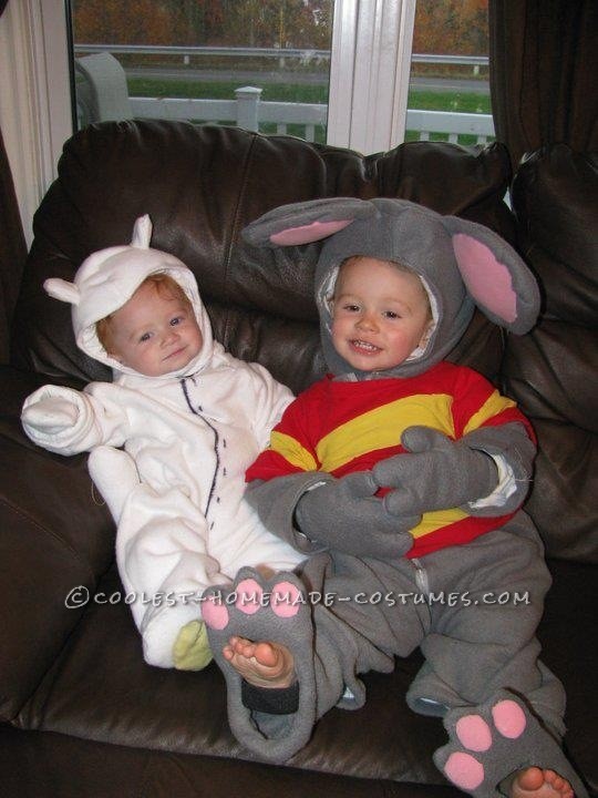 Coolest Homemade Toopy and Binoo Costumes for a Toddler and Baby