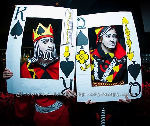 A Royal Pair: King of Spades and the Black Maria Couple Costume