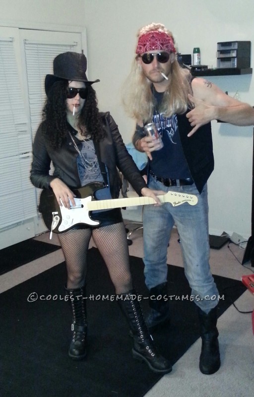 Rocking Homemade Guns N Roses Costumes for all Ages