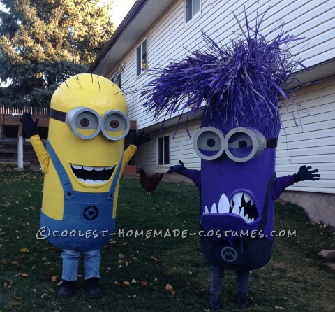 Awesome Homemade Minion Couple Costumes