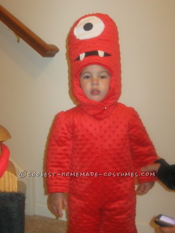 Cool Homemade Muno Toddler Costume from Yo Gabba Gabba