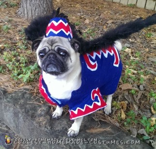 Monkey shop dog costume