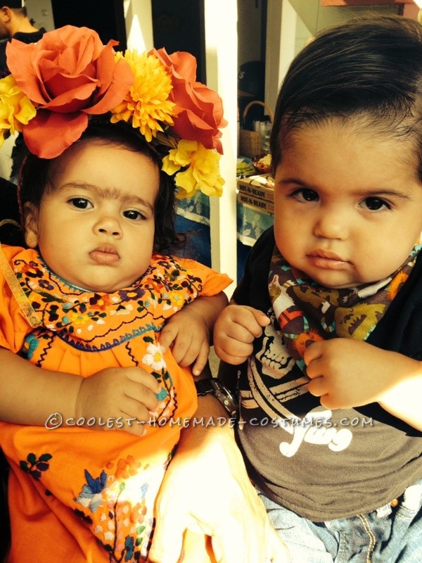 Adorable DIY Baby Frida Kahlo Costume