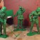 Green Army Soldiers Couple Costume