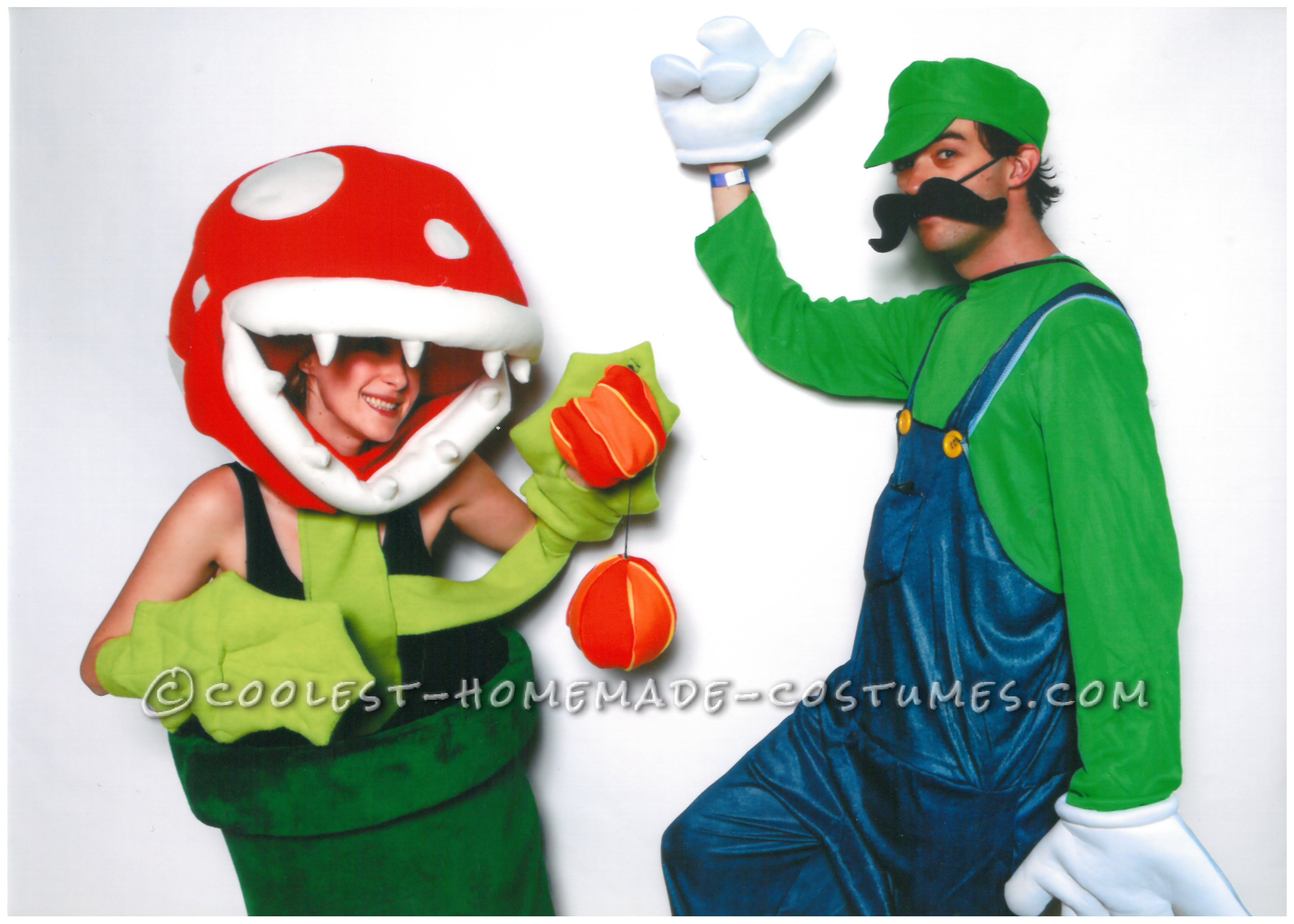 Piranha plant halloween costume